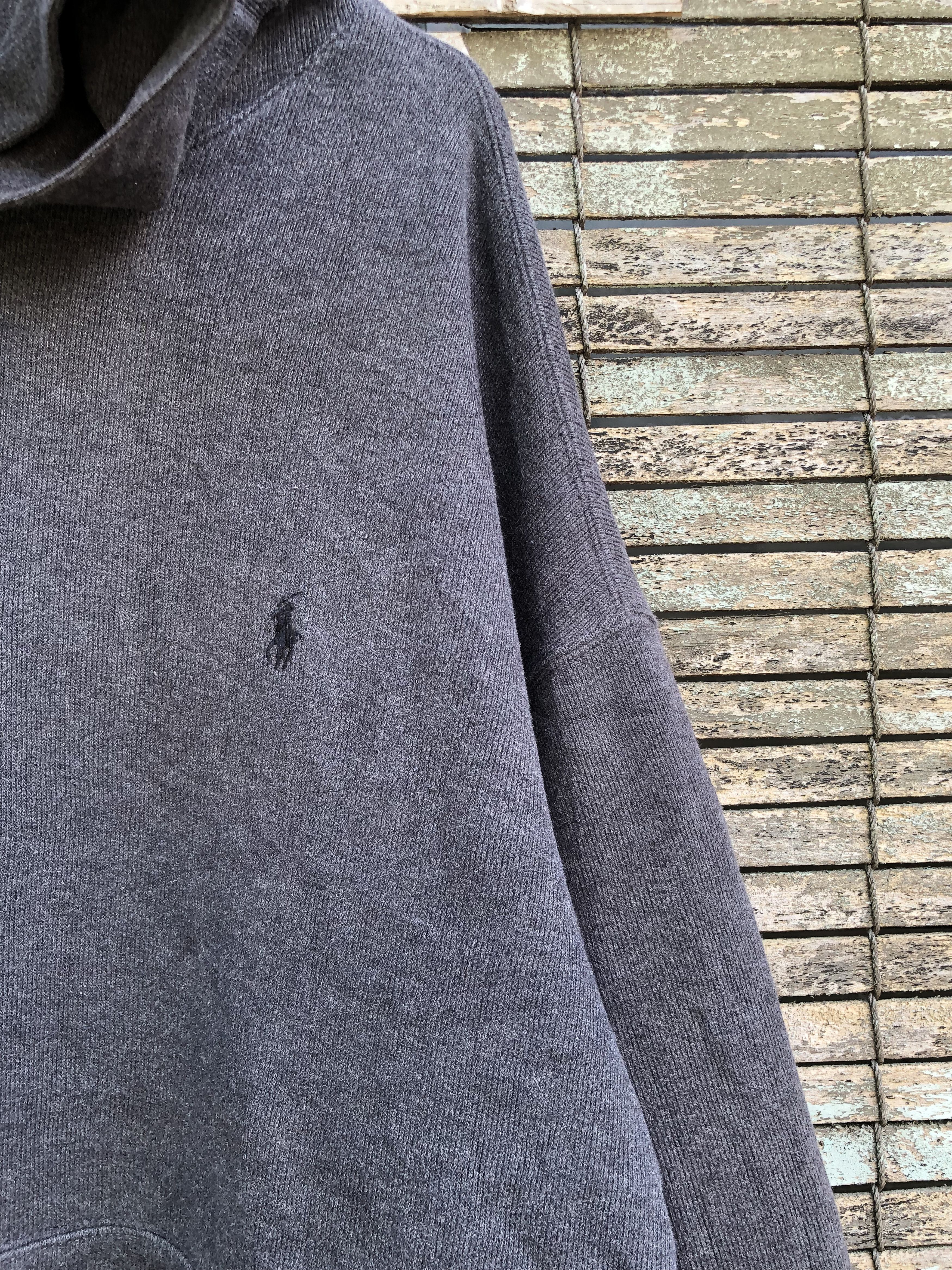 Polo Ralph Lauren Vintage Baggy Polo Ralph Lauren Elbow Patch Pullover Hoodie Size US XXL / EU 58 / 5 - 7 Thumbnail