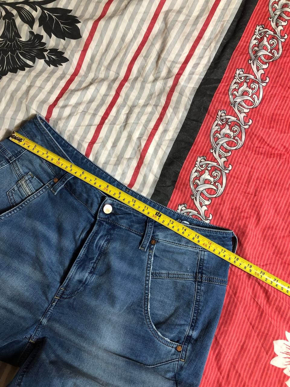 Diesel × Vintage Vintage Y2K Diesel Washed Distressed Denim Jeans Slim Size US 31 - 7 Thumbnail