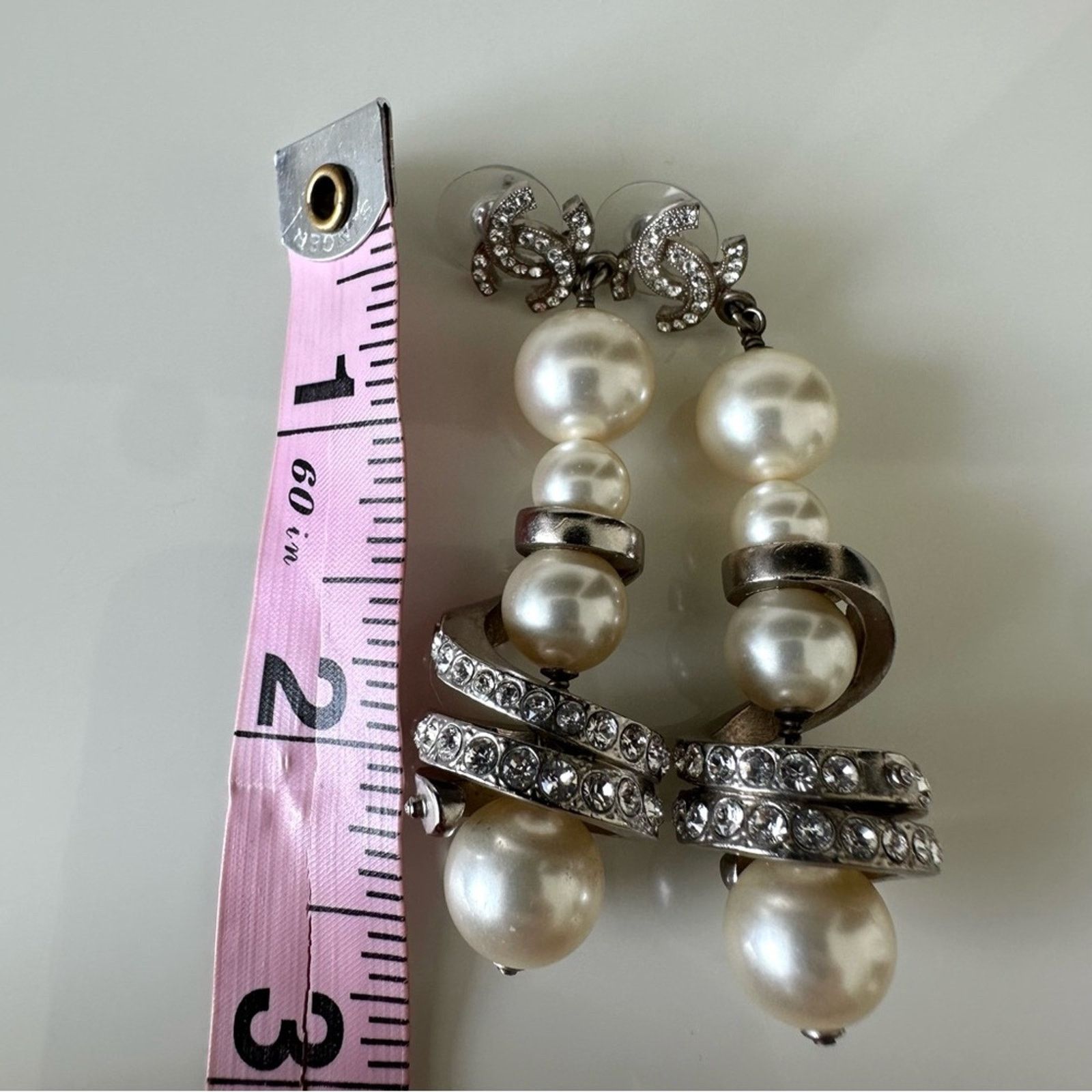 Chanel CHANEL earrings with big crystals Authentic Size ONE SIZE - 10 Thumbnail
