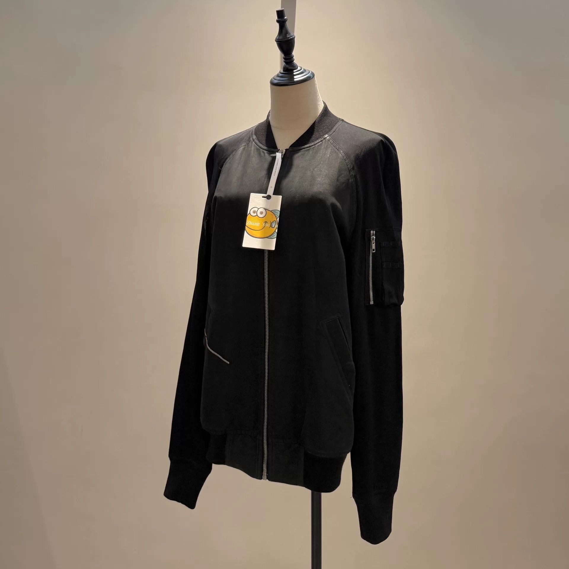 Rick Owens rick owens unique leather bomber jacket Size US L / EU 52-54 / 3 - 1 Thumbnail