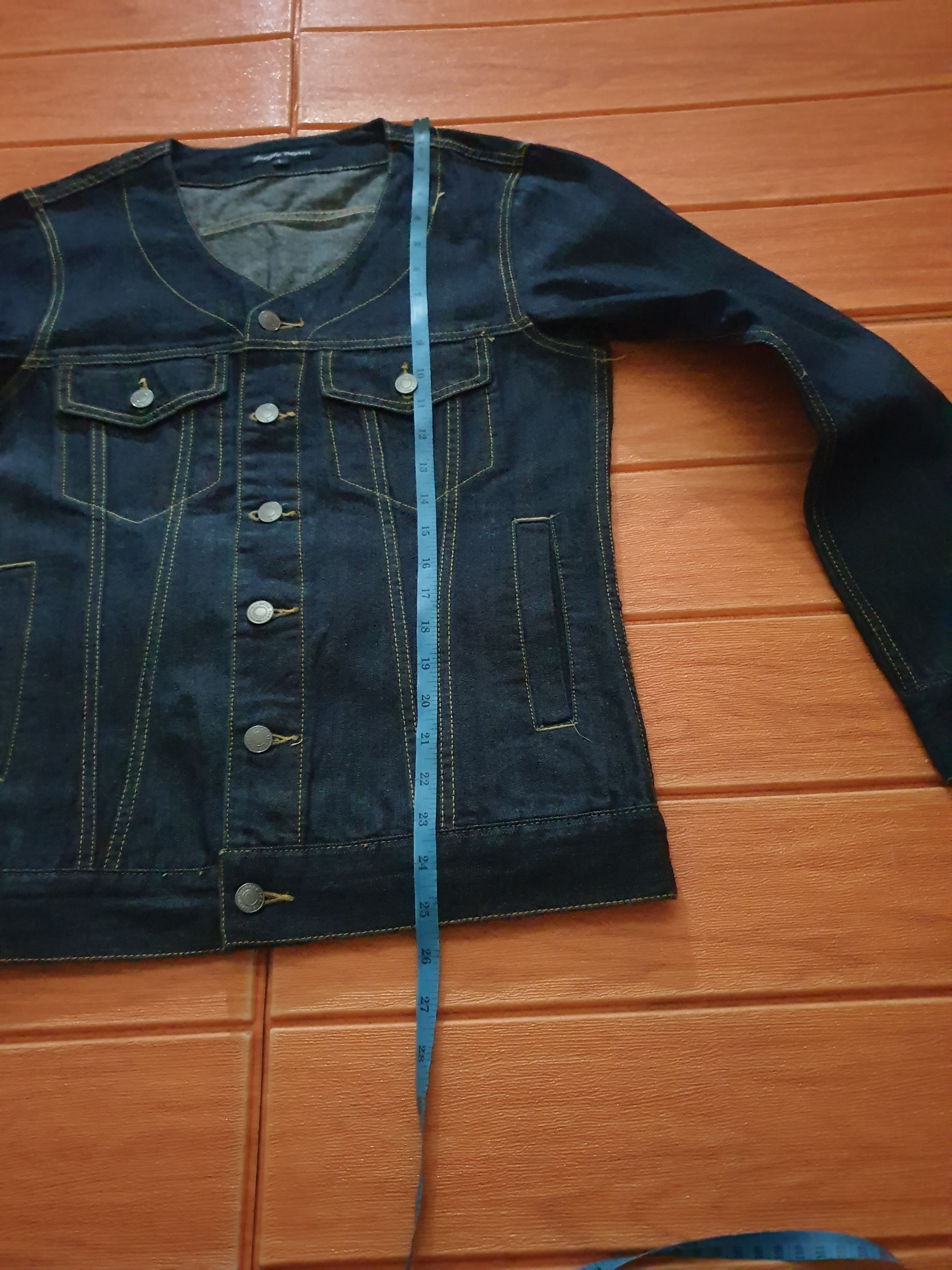 PPFM 💥Jungle storm shawl collar denim Jacket Size US M / EU 48-50 / 2 - 5 Thumbnail