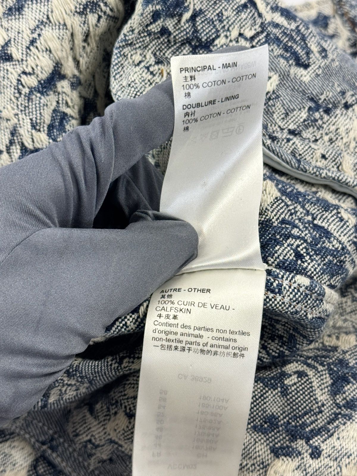 Louis Vuitton x Virgil Abloh 2022 Floral Distressed Denim Jacket Size US M / EU 48-50 / 2 - 11 Thumbnail
