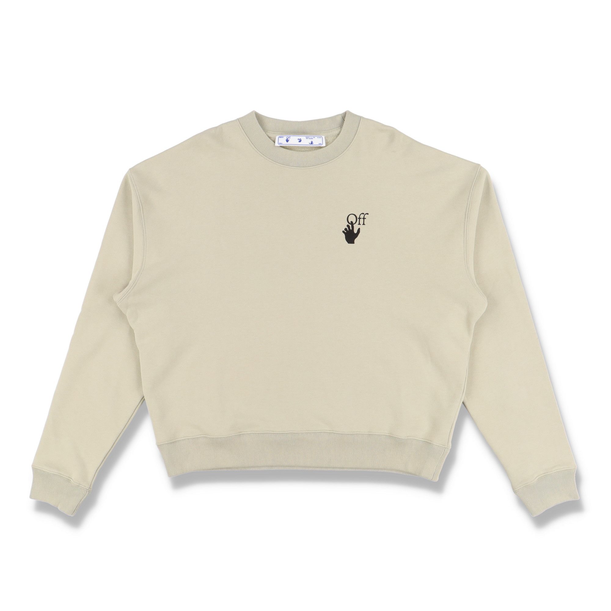 Off-White Beige Bubble Arrows Oversized Sweatshirt Size US M / EU 48-50 / 2 - 5 Thumbnail