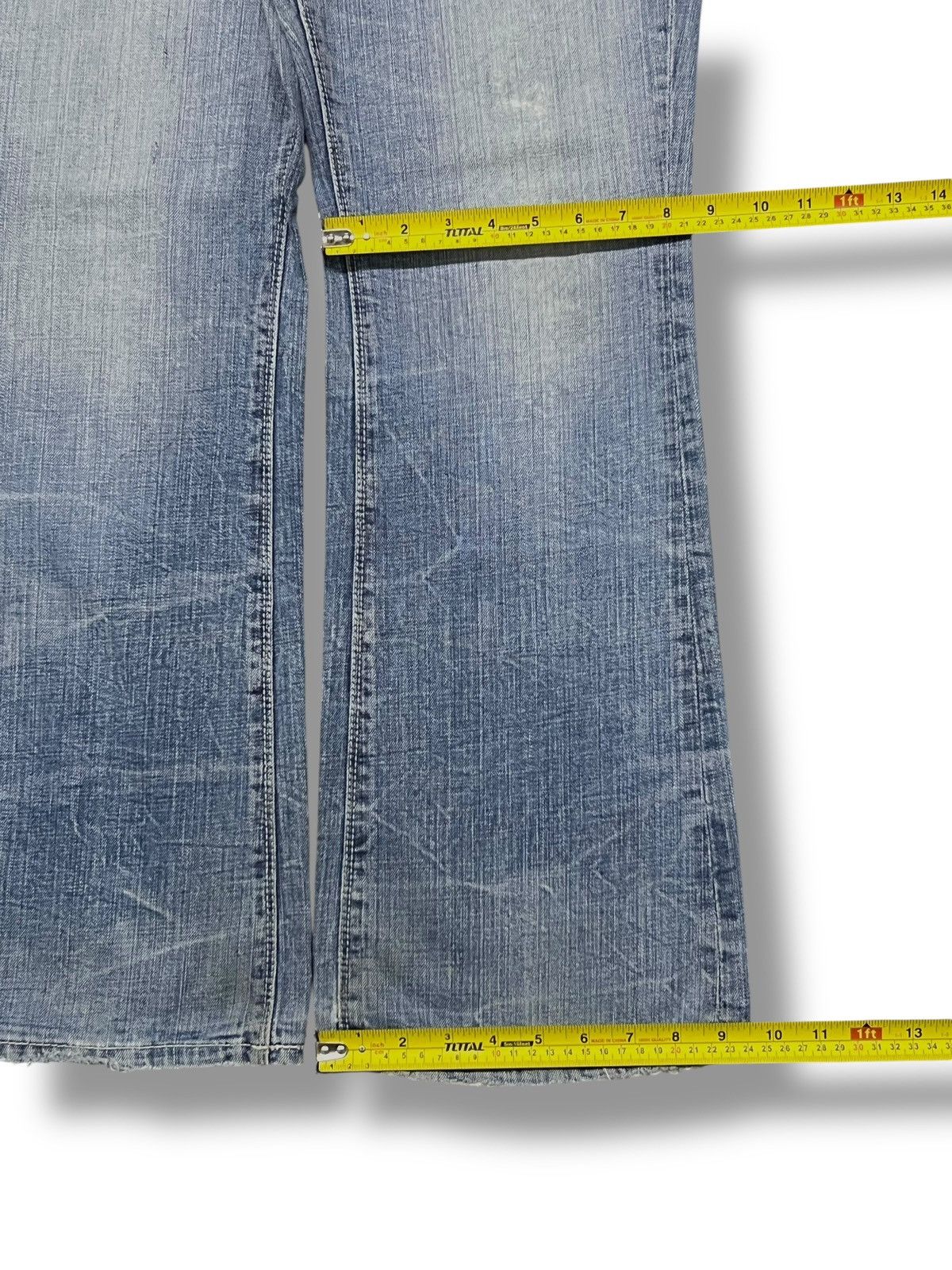 Japanese Brand Bootcut Vintage Theoria Spicy Denim Japan - Distressed Denim Size 30" / US 8 / IT 44 - 17 Thumbnail