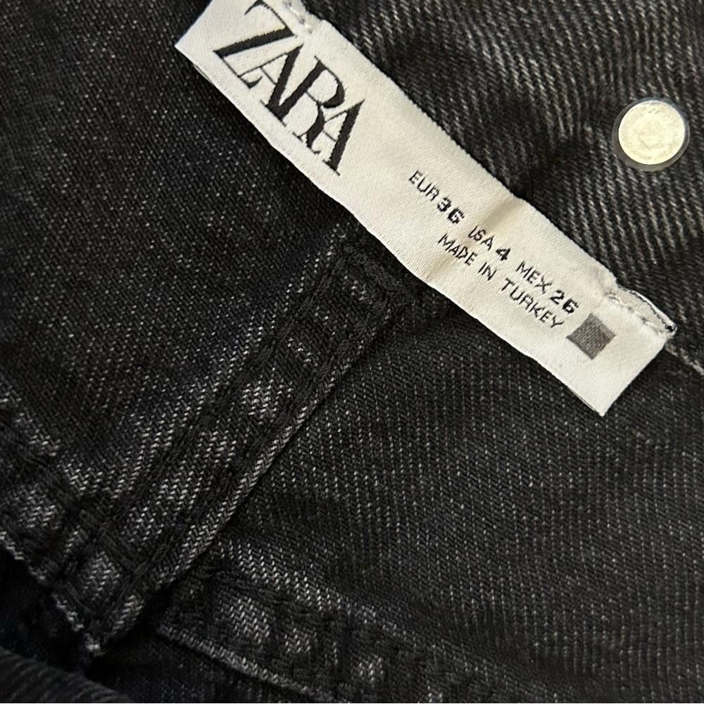 Zara Zara l NWT High Rise Studded Straight Leg Jeans 4 Size 27" / US 4 / IT 40 - 9 Thumbnail
