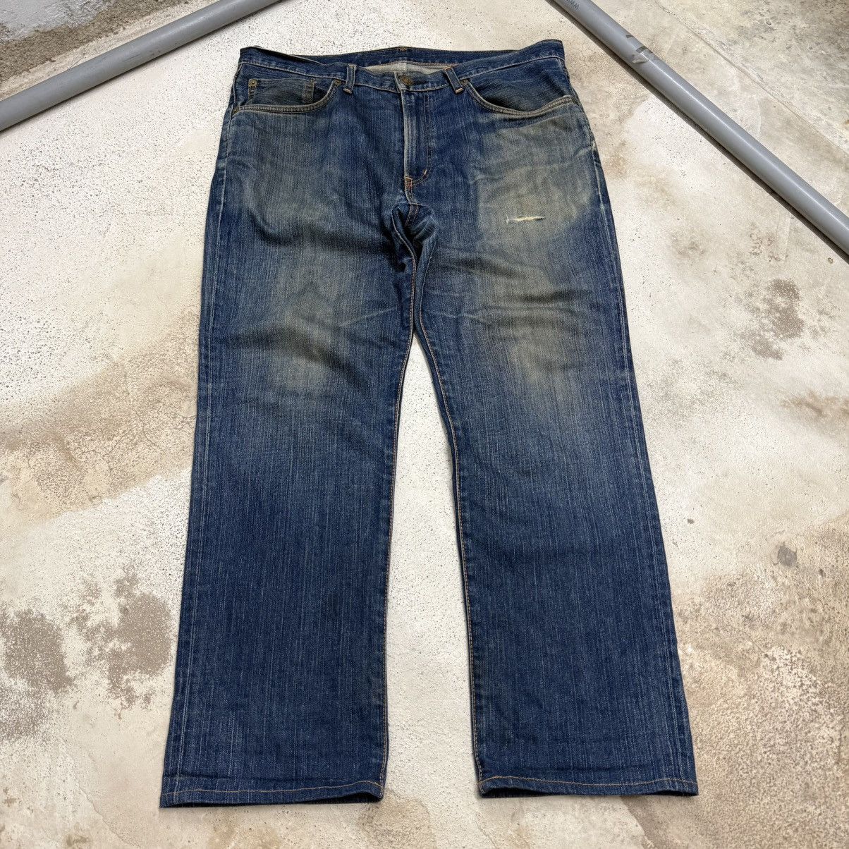 Edwin Vintage Y2K Edwin 503 Distressed Muddy Denim Pants Size US 36 / EU 52 - 3 Thumbnail