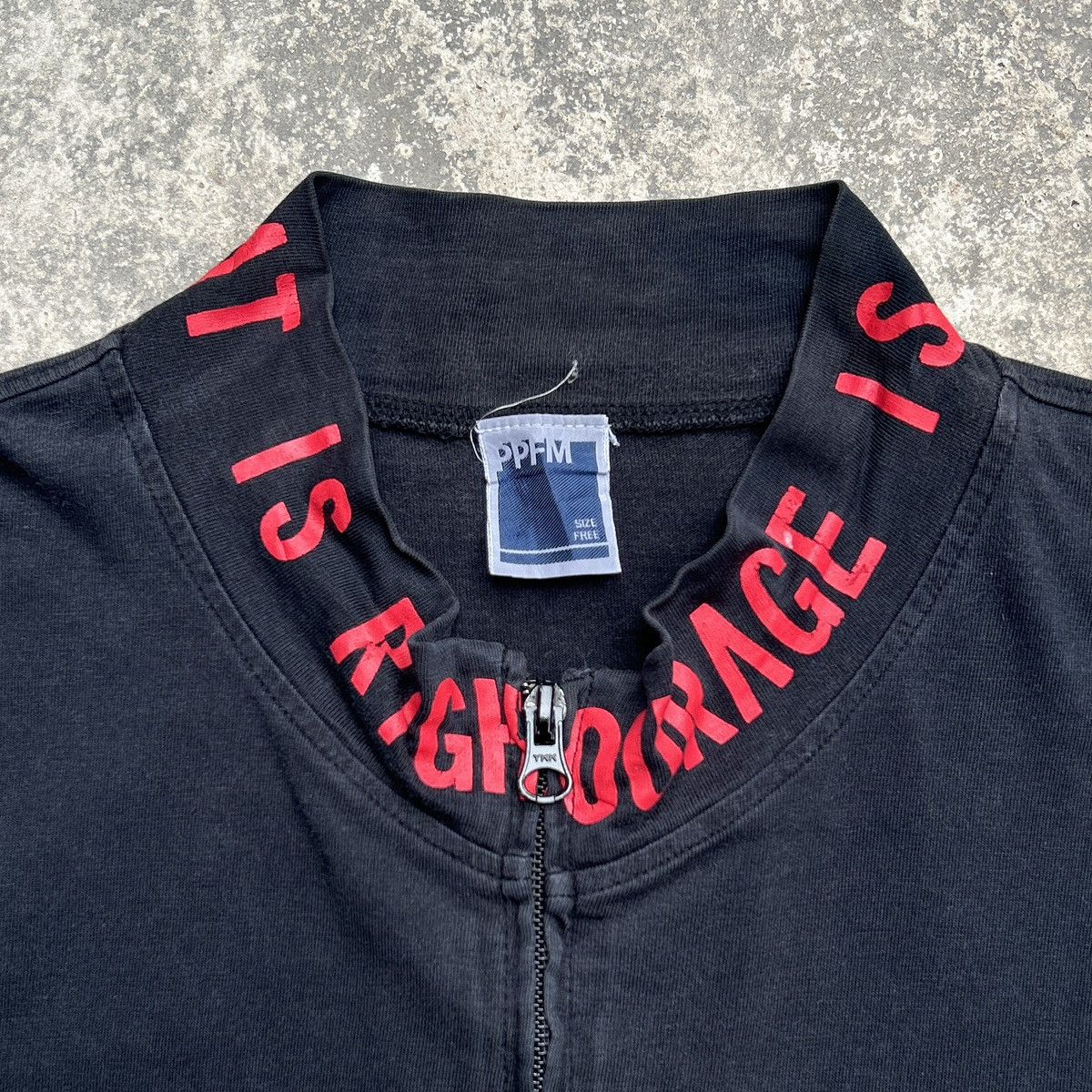 PPFM Vintage Y2k PPFM Faded Full Zip Jacket Size US M / EU 48-50 / 2 - 3 Thumbnail