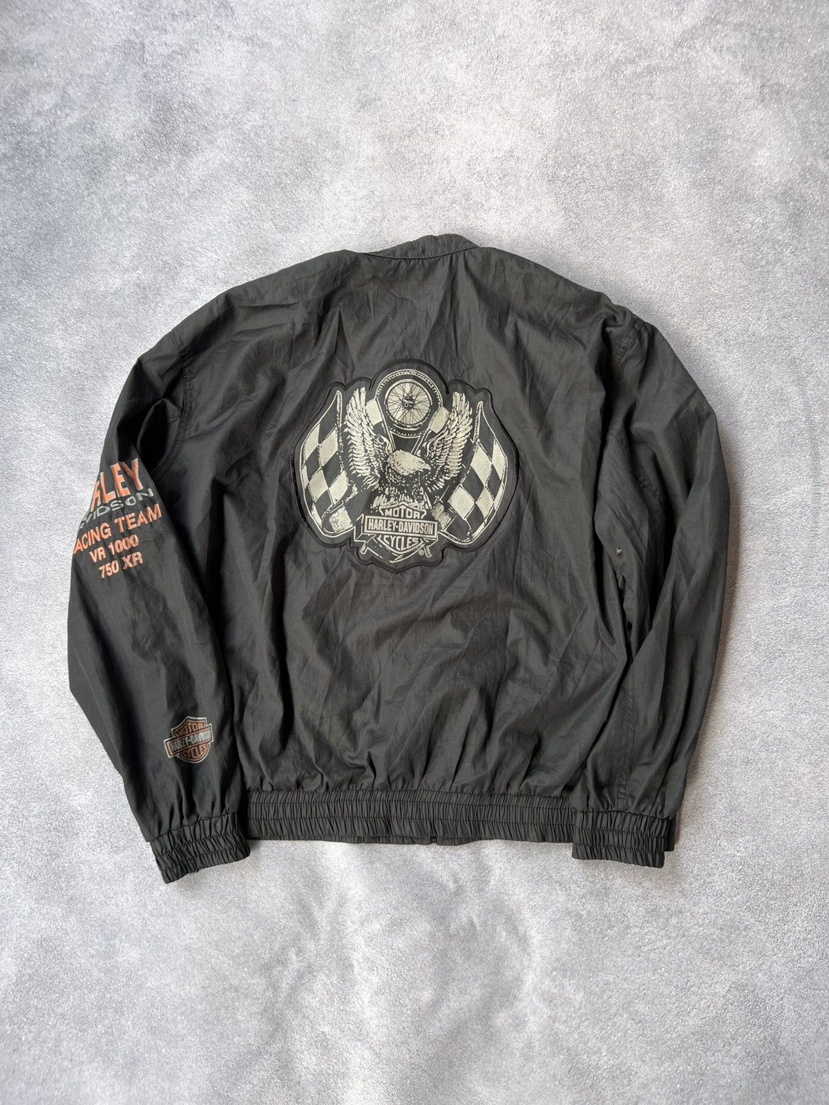 Harley Davidson 🔥 Harley-Davidson Racing Team Windbreaker XL Reflective Logo Size US XL / EU 56 / 4 - 7 Thumbnail
