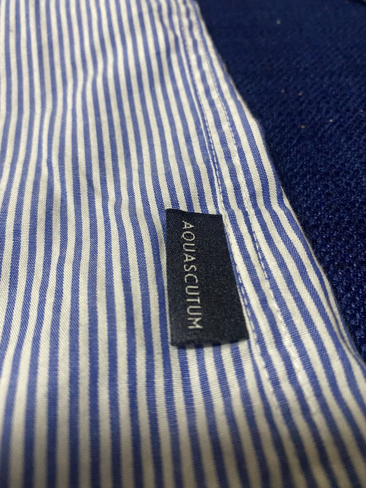 Aquascutum Luxury aquascutum stripped shirt button up Size US XL / EU 56 / 4 - 7 Thumbnail