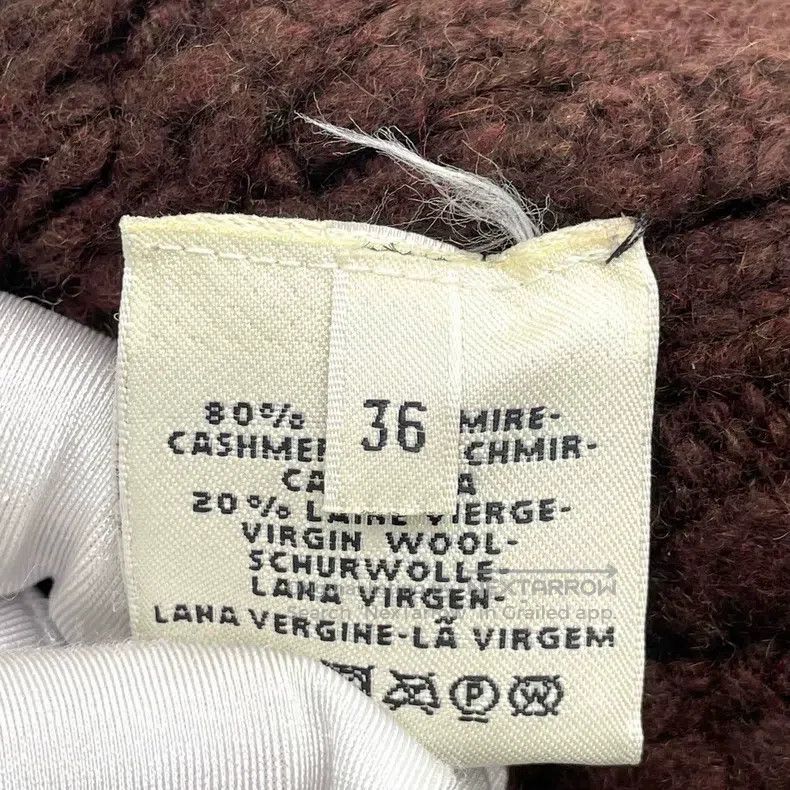 Hermes Hermes Chocolate-colored knitted sweater Size XS / US 0-2 / IT 36-38 - 6 Thumbnail
