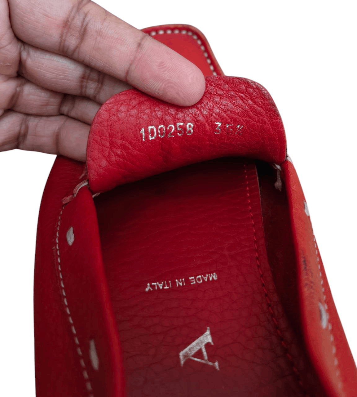 Prada Prada Red Leather Loafers Size US 5.5 / IT 35.5 - 4 Thumbnail