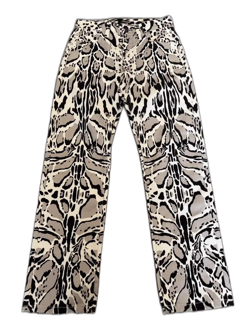 Just Cavalli Vintage Leopard Print Trousers by Roberto Cavalli Size 34" / US 12 / IT 48 - 1 Thumbnail