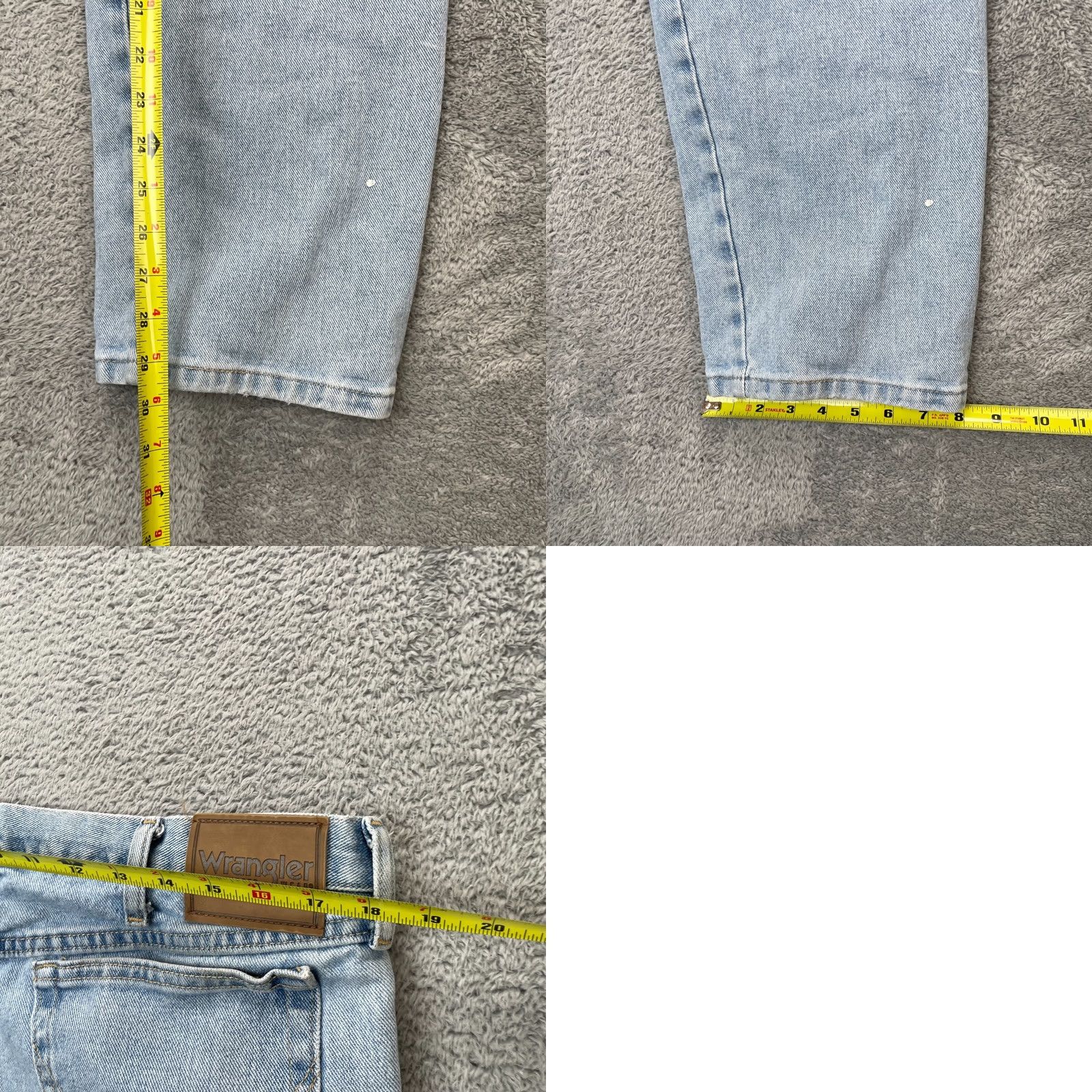 Wrangler Wrangler Jeans Mens 38x30 Blue Cowboy Cut Relaxed Fit Denim Cotton Workwear Jeans Size US 38 / EU 54 - 8 Thumbnail