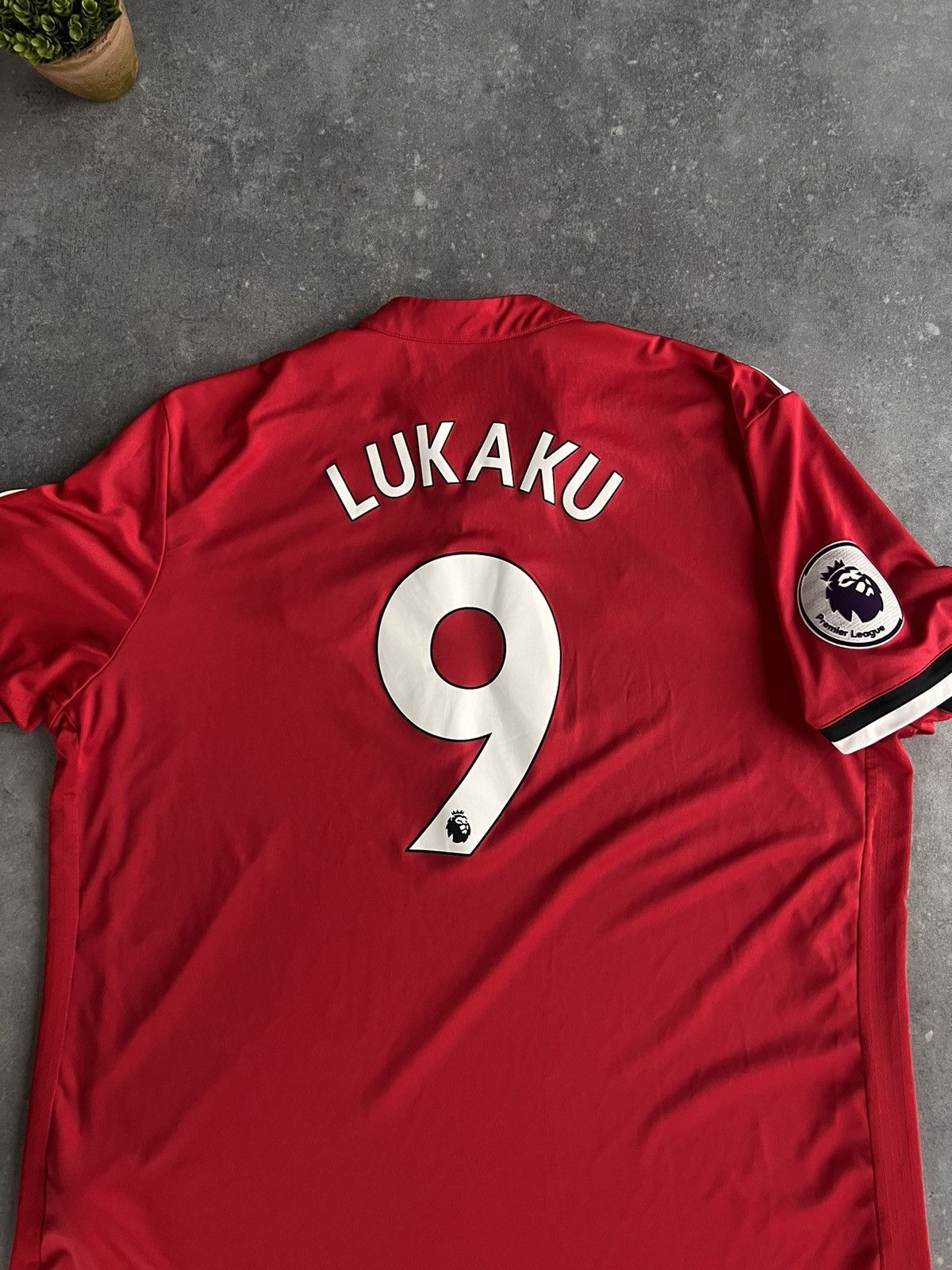Adidas × Vintage Adidas Manchester United Lukaku Football Soccer FC Size US XXL / EU 58 / 5 - 3 Thumbnail