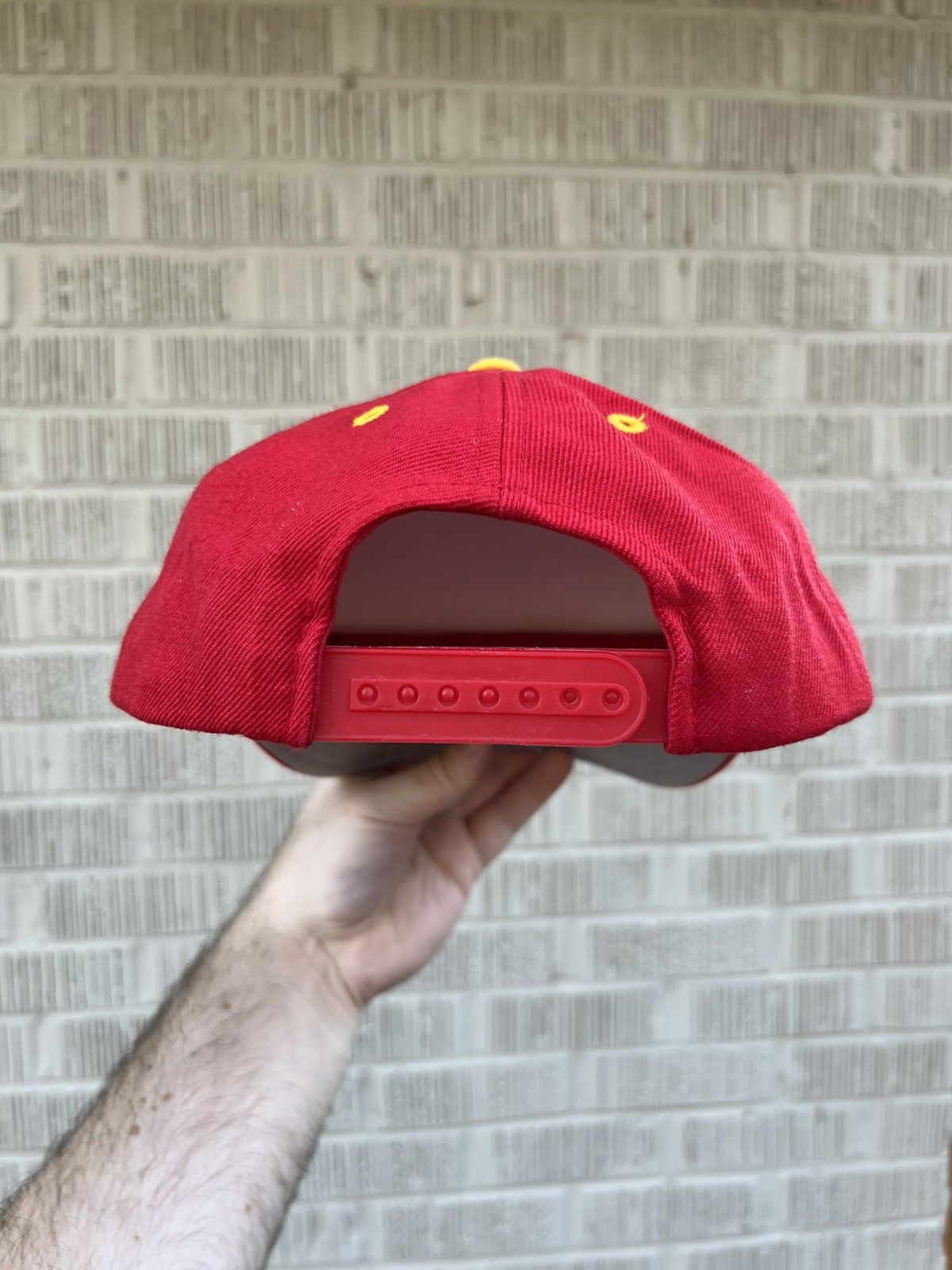 Sports Specialties Vintage 90’s Wool Kansas City Chiefs NFL SnapBack Hat Size ONE SIZE - 3 Thumbnail
