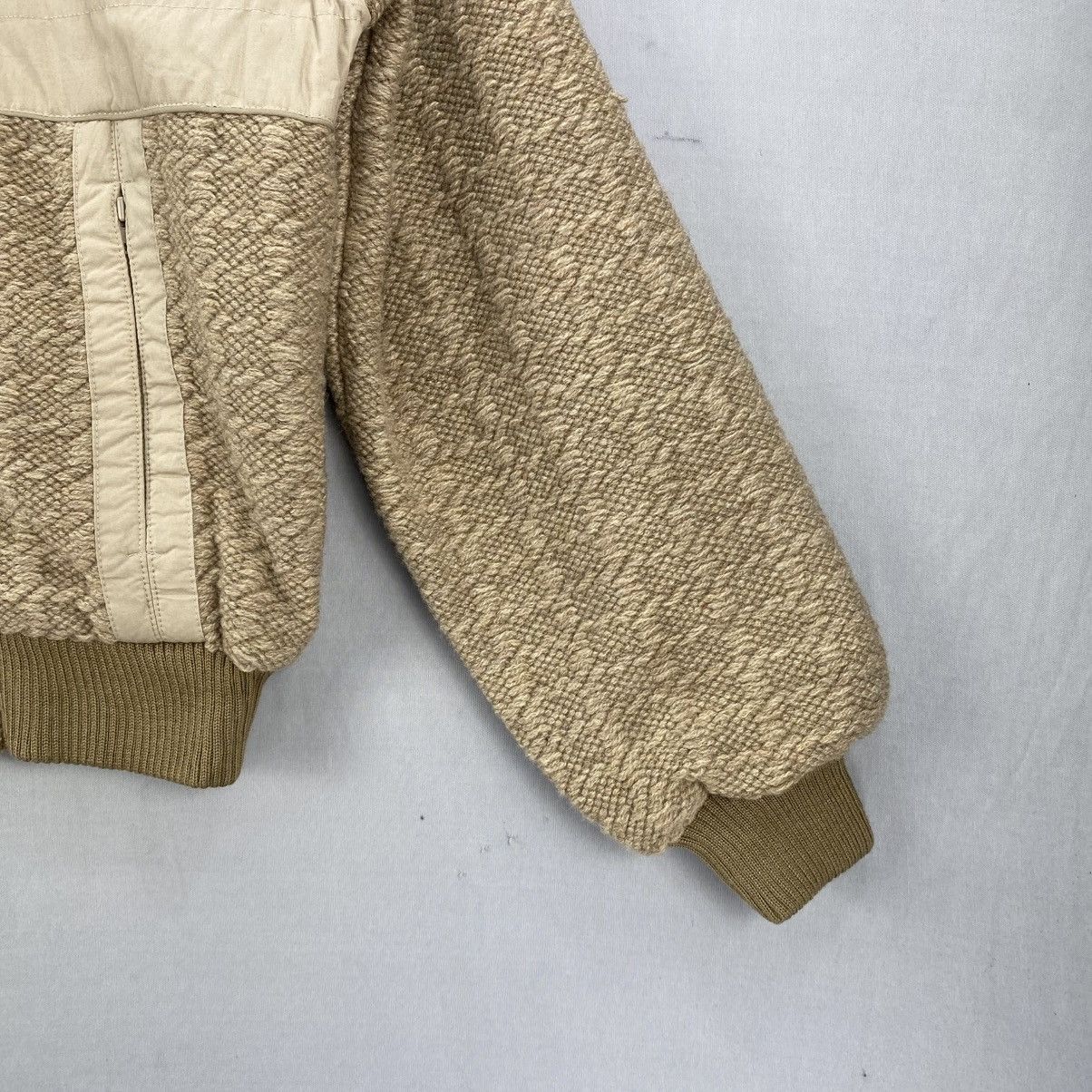 Aran Isles Knitwear Vintage Y2k knitwear Bomber Jacket By Kings Well Size US M / EU 48-50 / 2 - 3 Thumbnail
