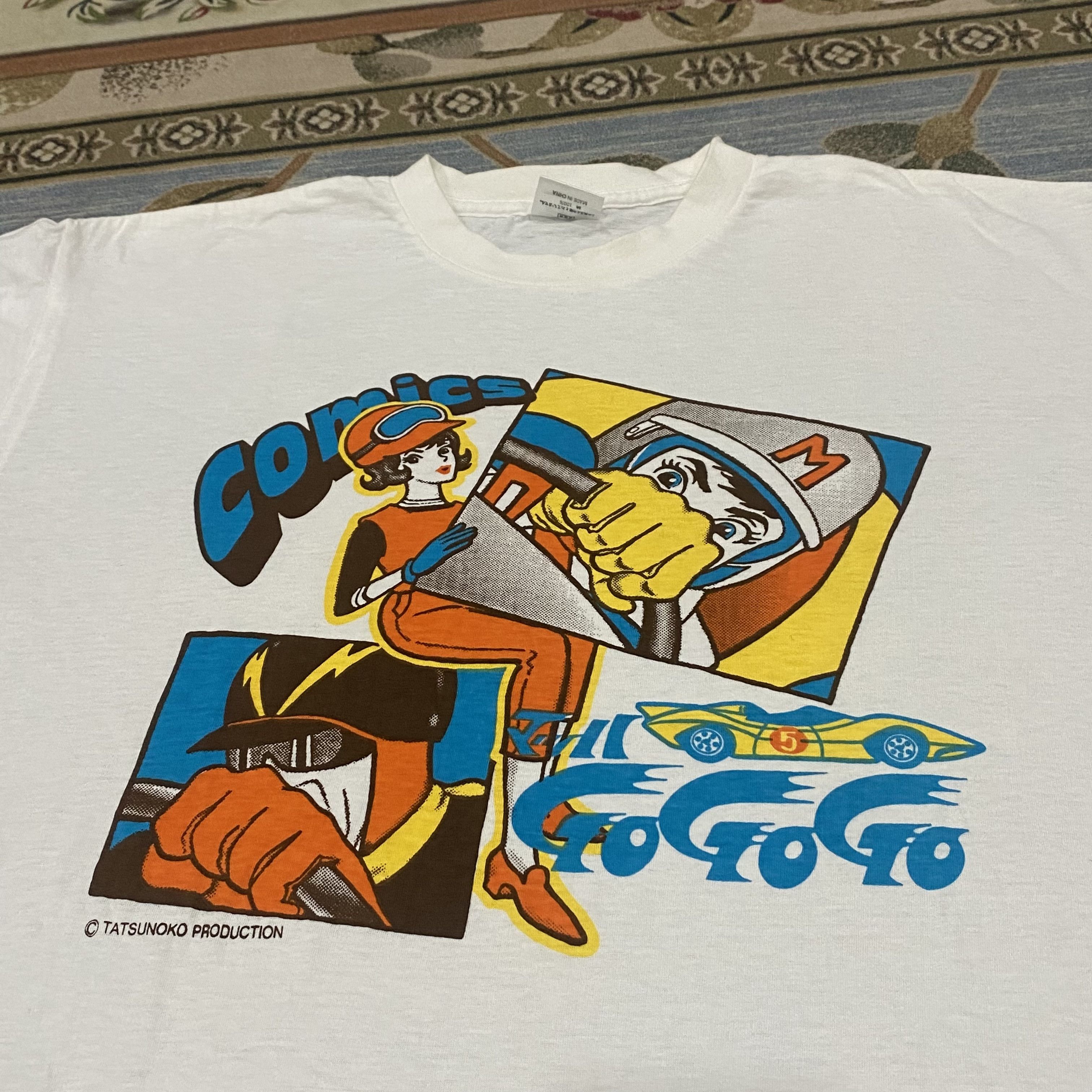 Vintage Vintage Speed Racer Mach Go Go Go tshirt Size US L / EU 52-54 / 3 - 2 Thumbnail