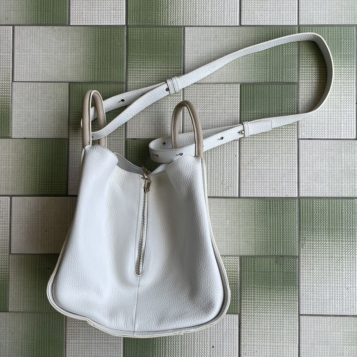 Japanese Brand × Leather Barclay Club Leather Bucket 2-Way Bag Size ONE SIZE - 8 Thumbnail