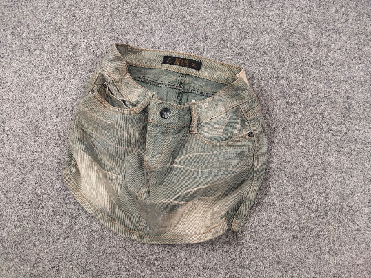 If Six Was Nine If Six Was Nine Sexy Vintage Japan Denim Mini Skirt Y2K Size 28" / US 6 / IT 42 - 3 Thumbnail