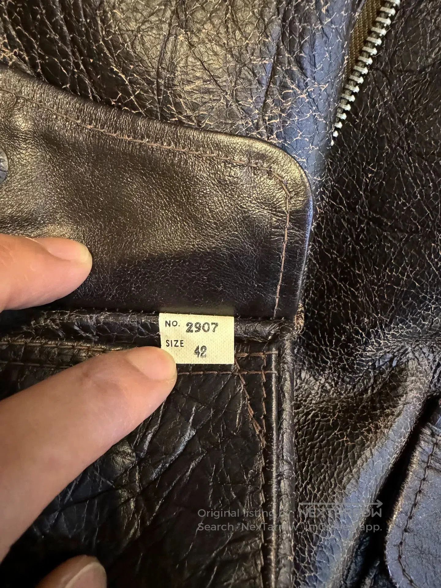 RRL Ralph Lauren real mccoy rrl vintage leather jacket. Size US M / EU 48-50 / 2 - 6 Thumbnail