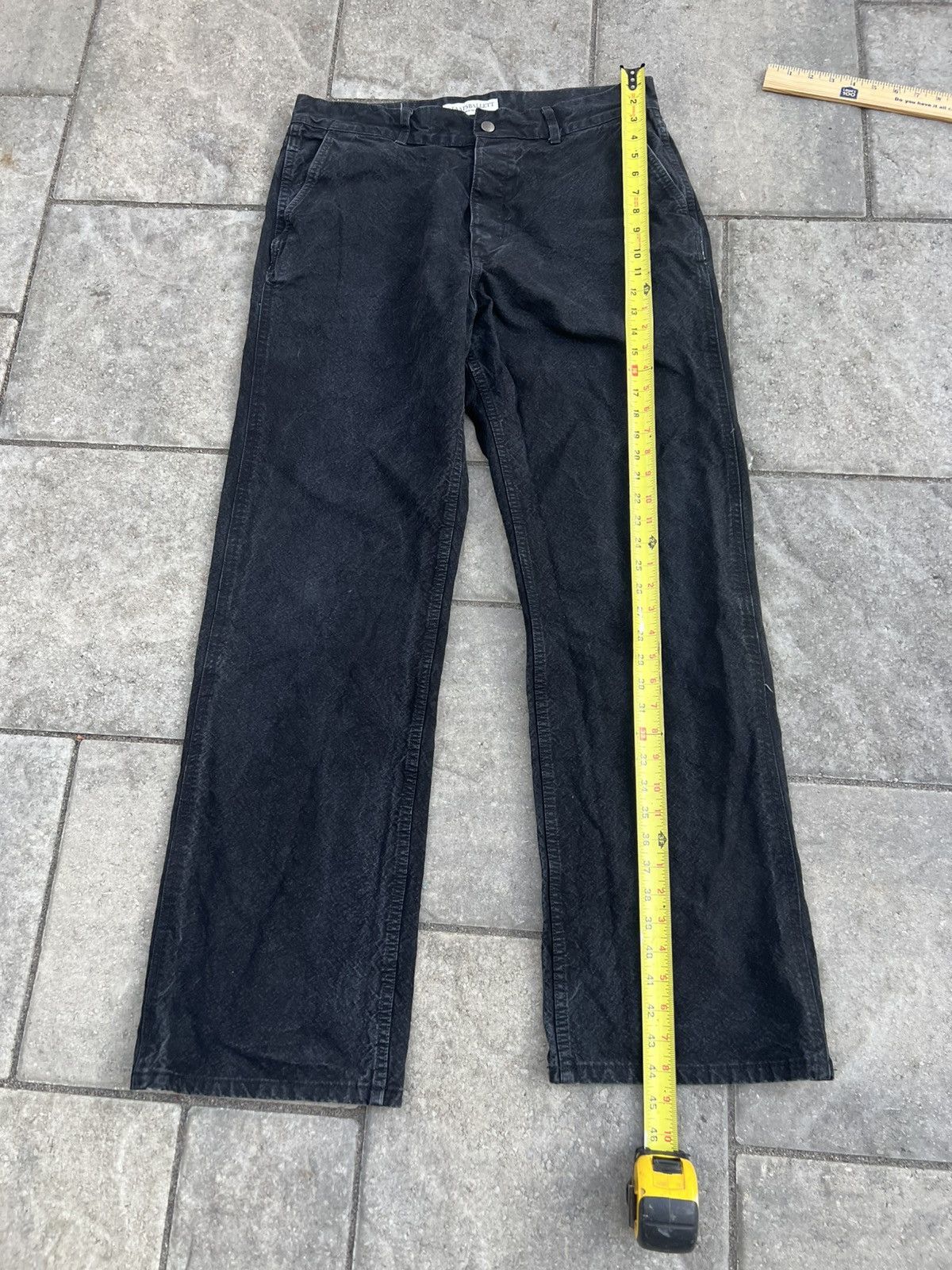 Ground Cover Staatsballet Black Canvas Pants Size US 34 / EU 50 - 7 Thumbnail