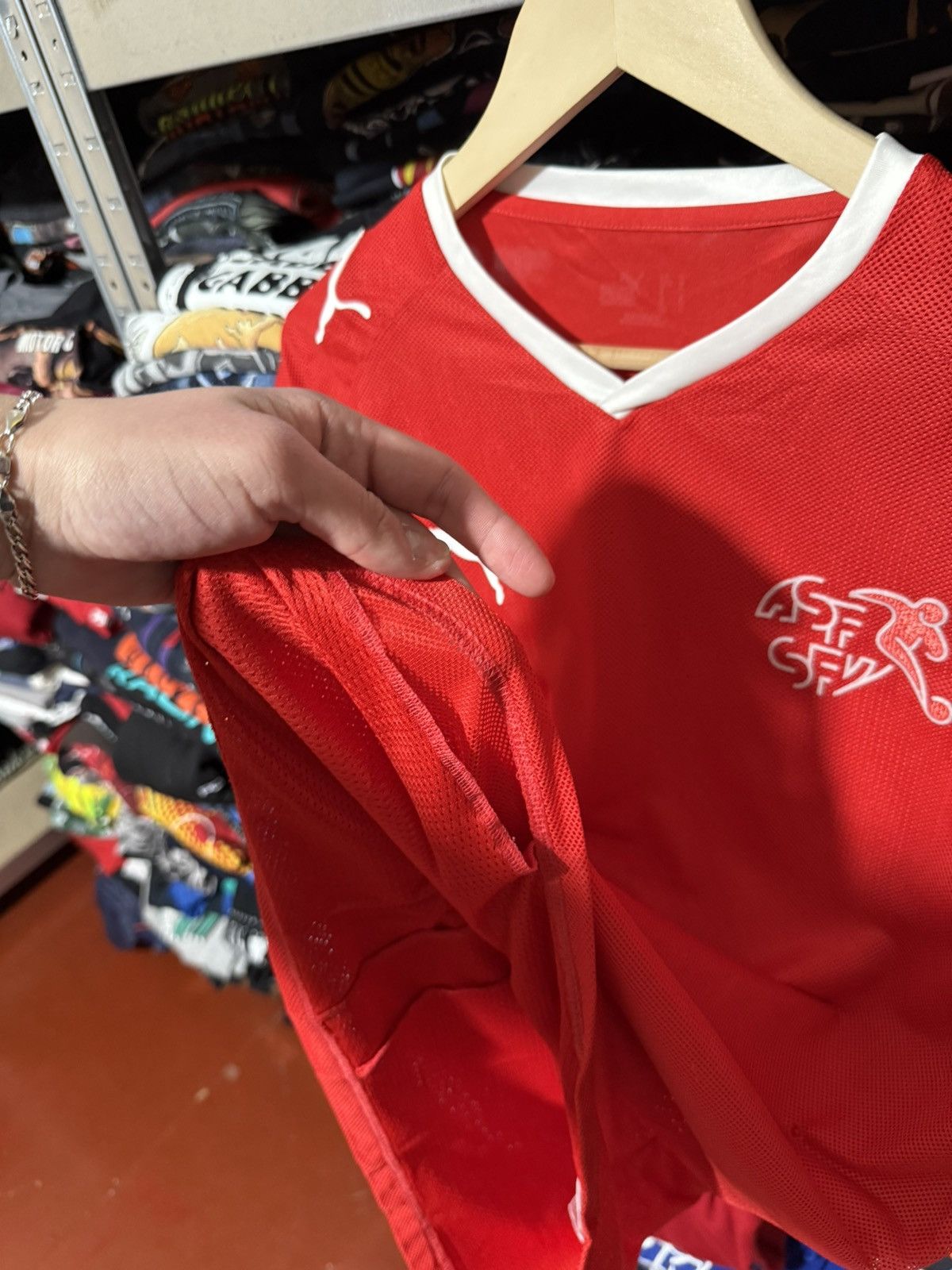 Puma Puma Switzerland 2008 2010 Home Football Soccer Retro Jersey Size US XL / EU 56 / 4 - 6 Thumbnail