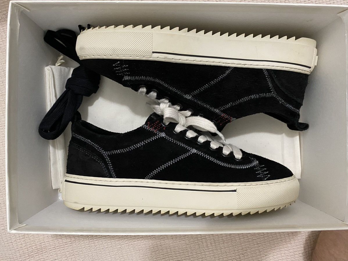 image of Represent Clo Alpha Low Shoes in Black, Men's (Size 8)