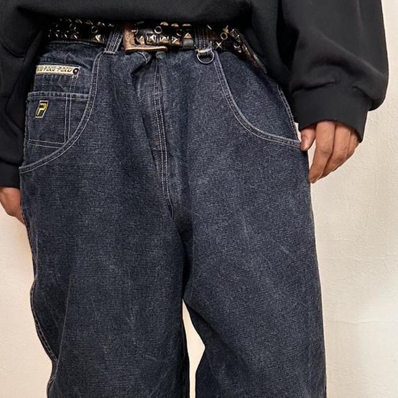 Vintage Vintage Paco Y2K Blue Baggy Skater Jeans size 44" Size US 44 / EU 60 - 7 Thumbnail