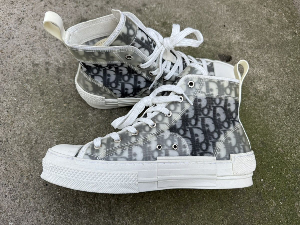Dior Christian Dior B23 HIGH-TOP White/Black Dior Oblique Canvas Size US 8.5 / EU 41-42 - 7 Thumbnail