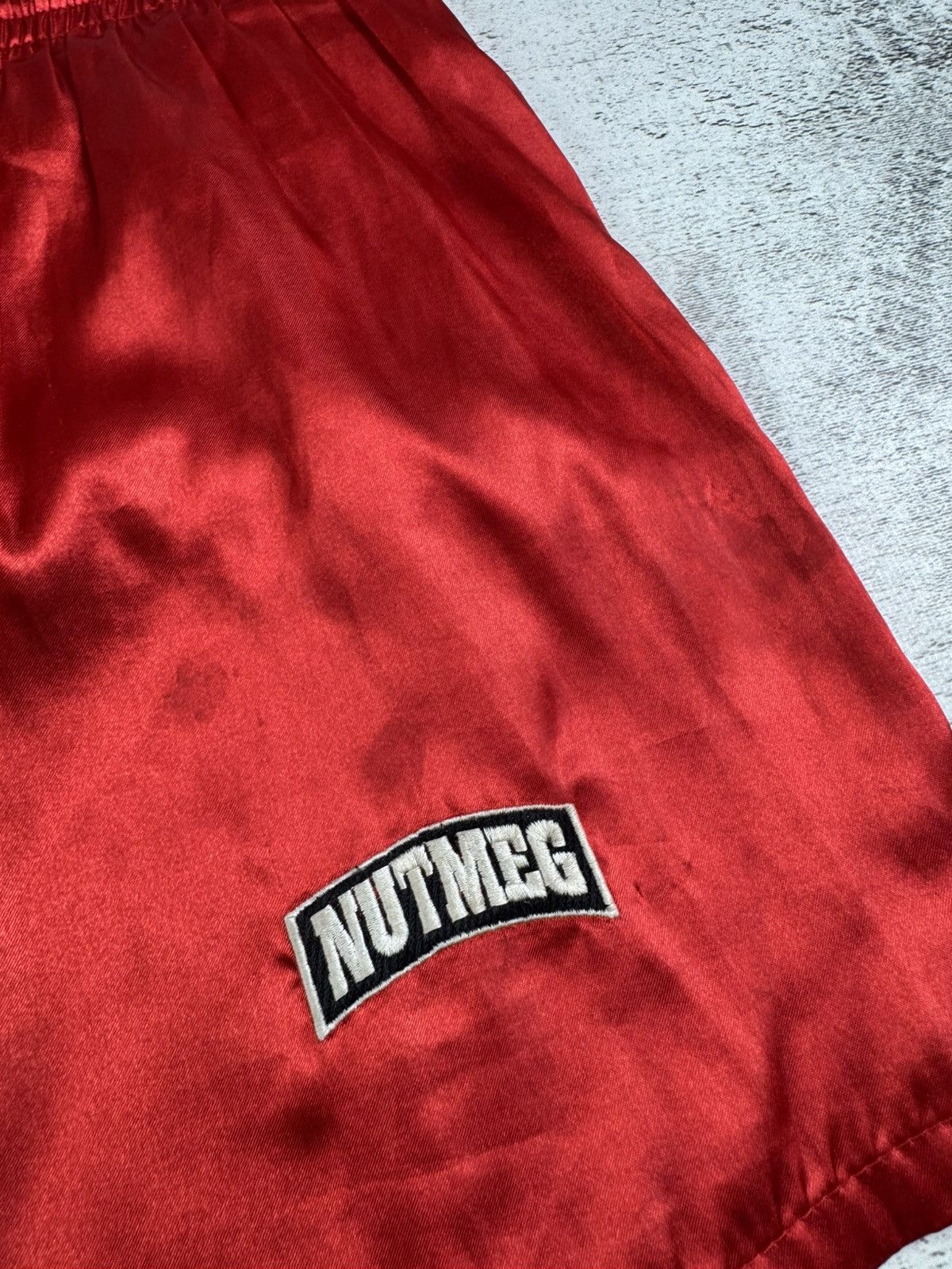 Nutmeg Crystal Palace 1994 Nutmeg Soccer Football Small Size Nylon Red Men’s Shorts Size US 30 / EU 46 - 7 Thumbnail