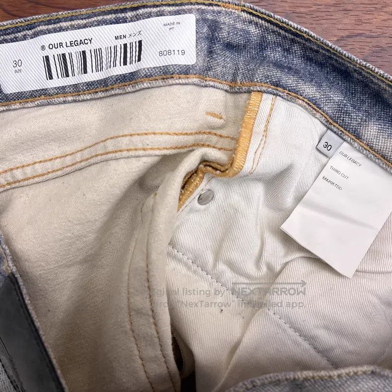 Our Legacy Our Legacy Straight Retro Jeans Size US 30 / EU 46 - 9 Thumbnail