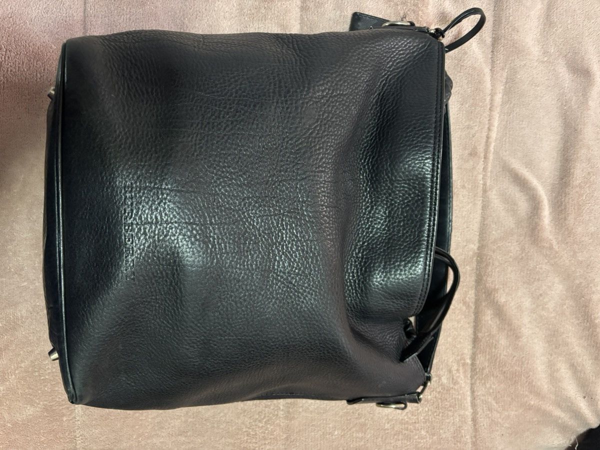 Burberry Burberry Black Leather Hobo Bag Authentic Vintage Nova Check Size ONE SIZE - 10 Thumbnail