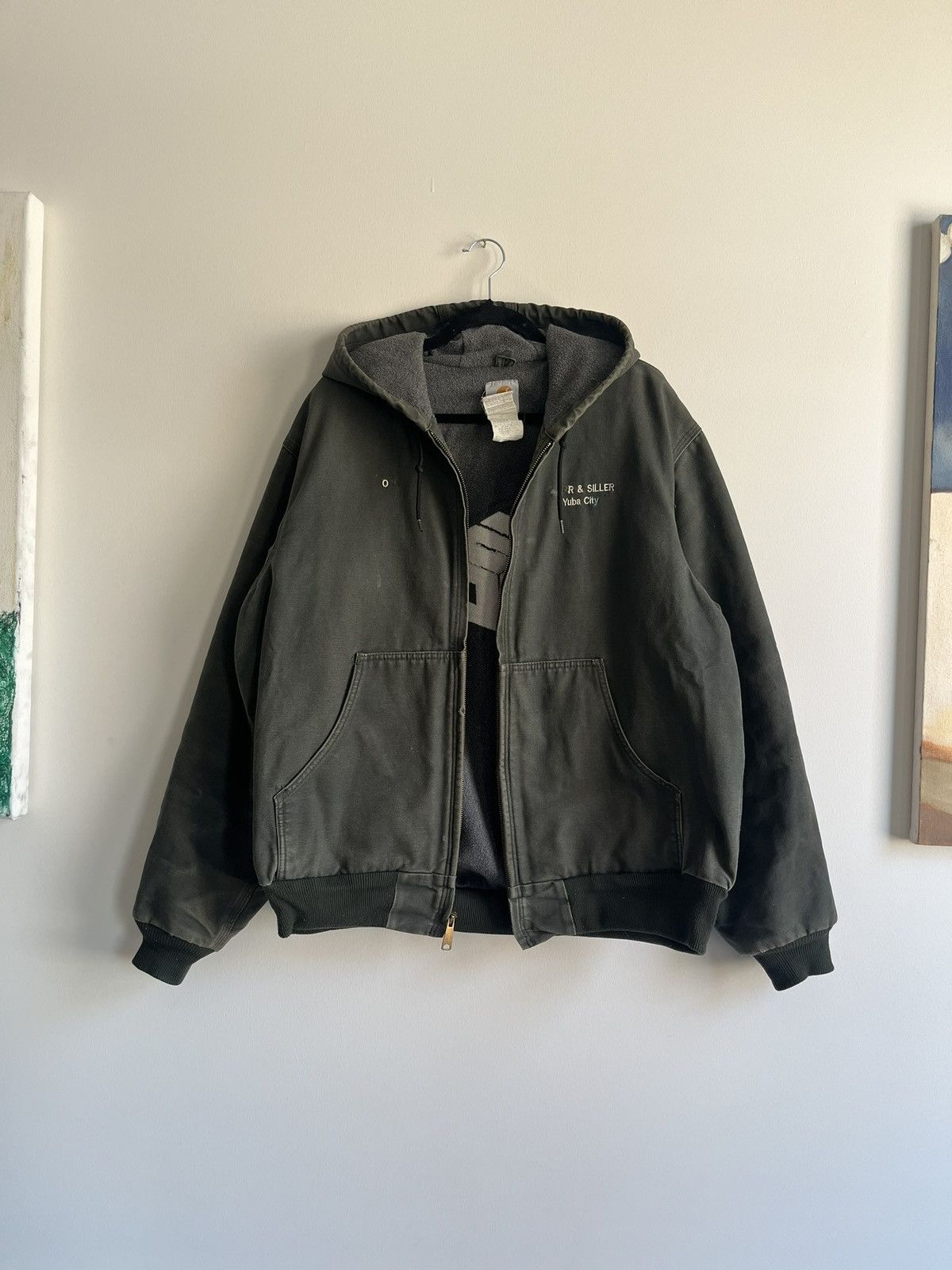 Carhartt Vintage 90’s Carhartt Faded-Green Jacket Size US L / EU 52-54 / 3 - 2 Thumbnail