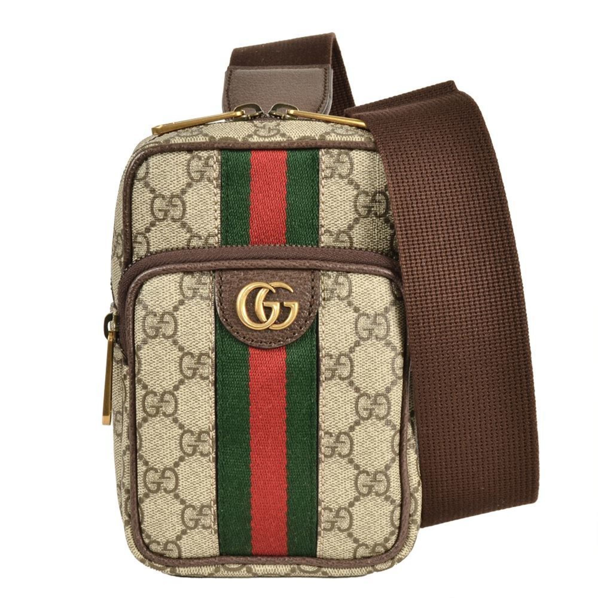 Gucci GUCCI Ophidia GG Supreme Shoulder Bag Body Canvas 752565 Beige Size ONE SIZE - 1 Thumbnail