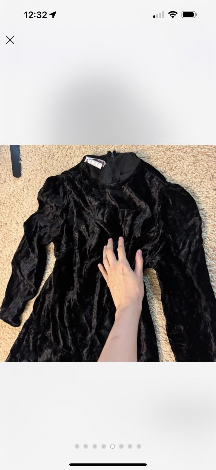 Vintage Romantic goth vintage unique dress for witches 1960s Size XL / US 12-14 / IT 48-50 - 5 Thumbnail