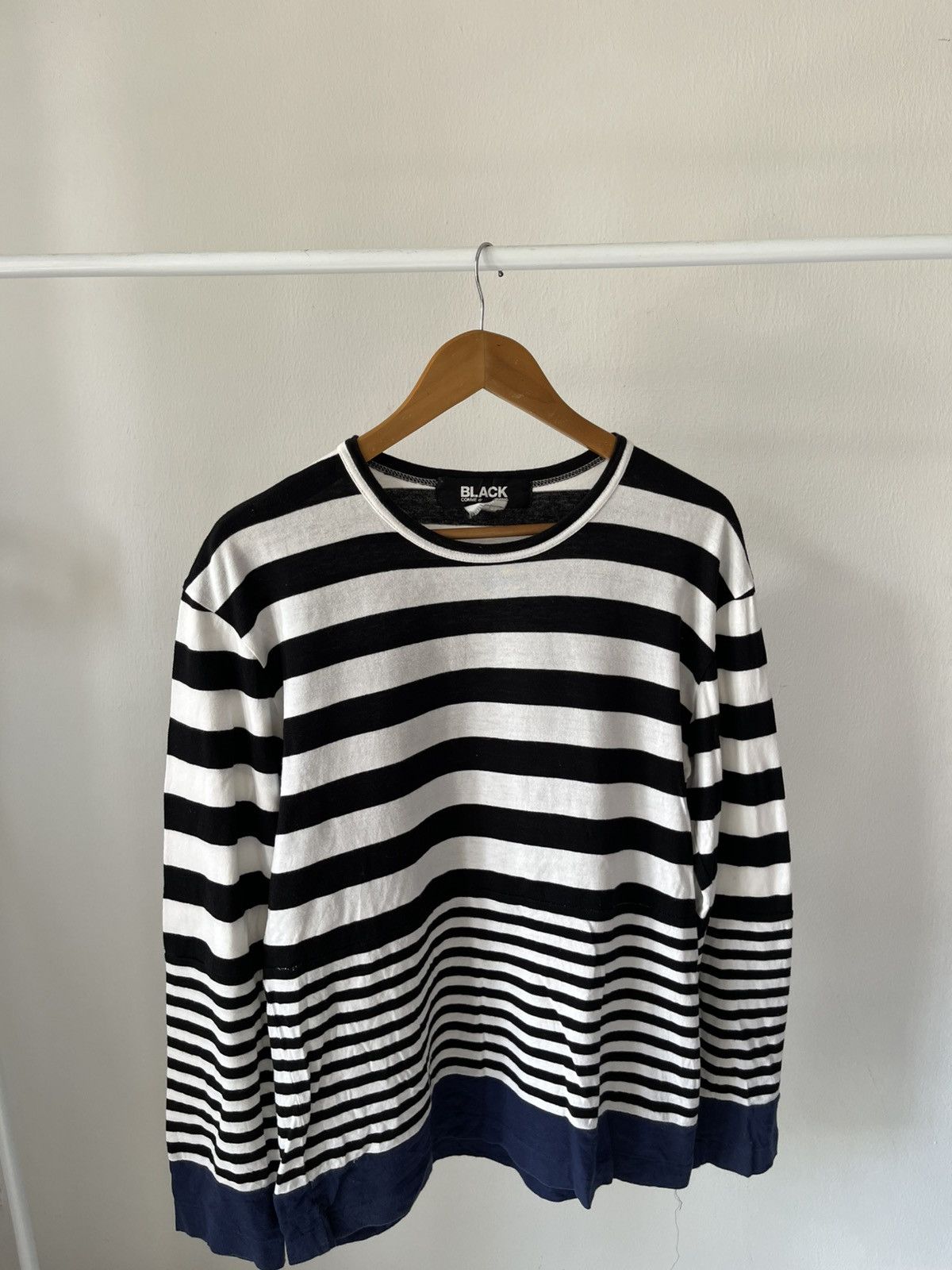 Comme des Garcons × Comme des Garcons Black × Comme des Garcons Homme Plus 2010 Comme Des Garçons Black Stripe long sleeve Size US M / EU 48-50 / 2 - 2 Thumbnail