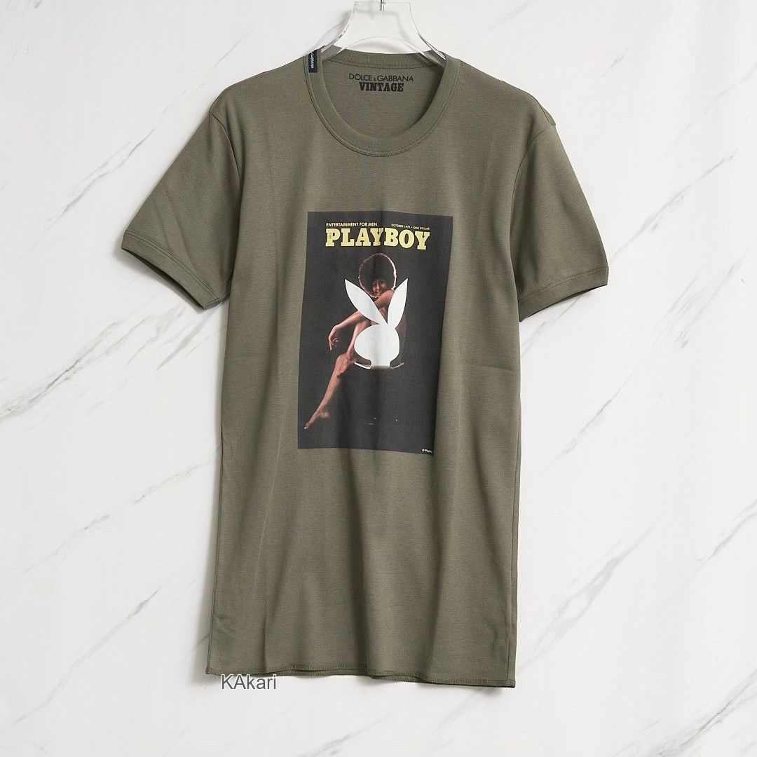 Dolce & Gabbana Dolce&Gabbana x Playboy Men's Printed T-shirt Size US M / EU 48-50 / 2 - 1 Thumbnail