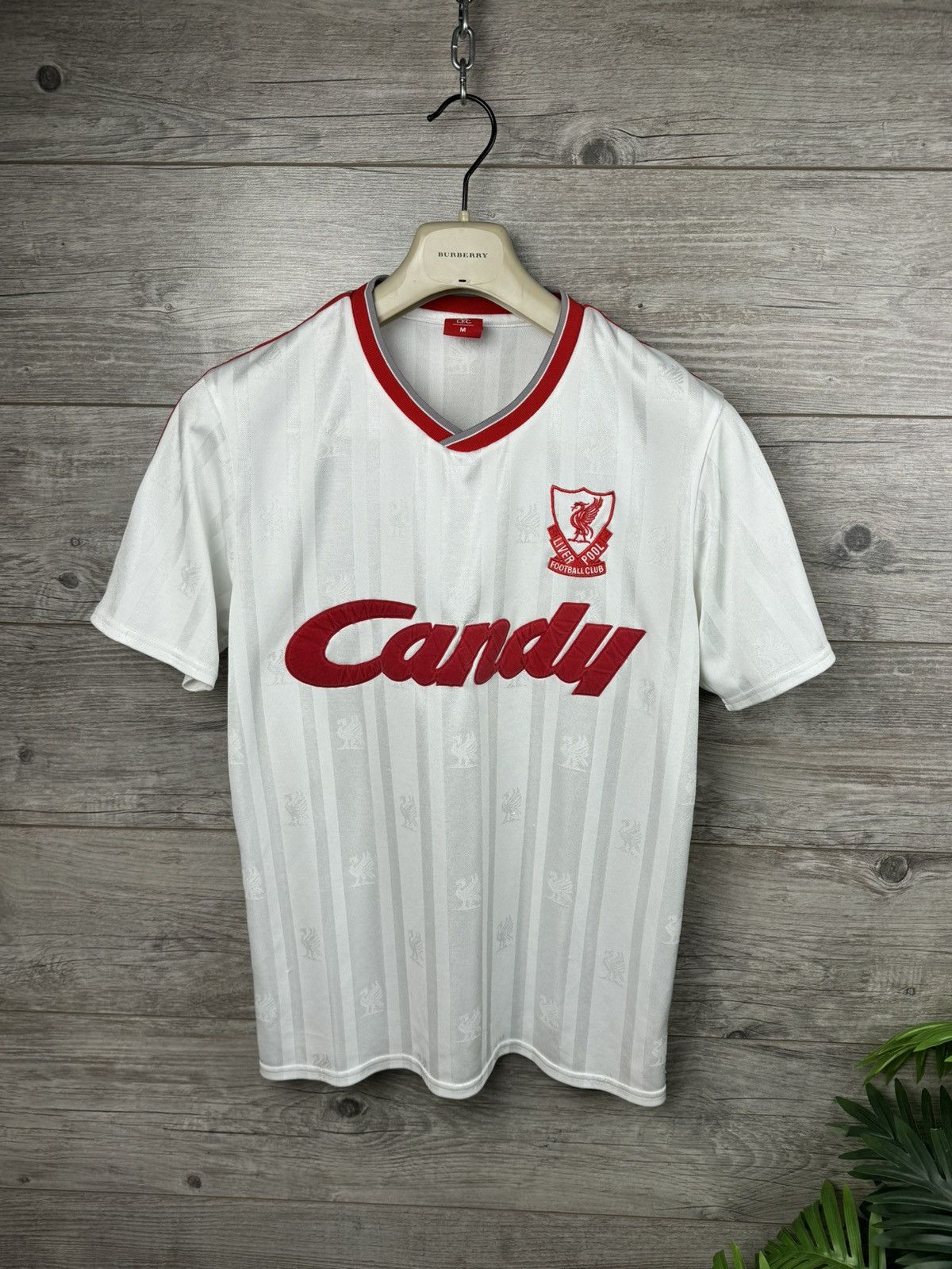 Vintage Liverpool FC 1988-89 Adult Candy 3rd Shirt Tee size M Size US M / EU 48-50 / 2 - 4 Thumbnail