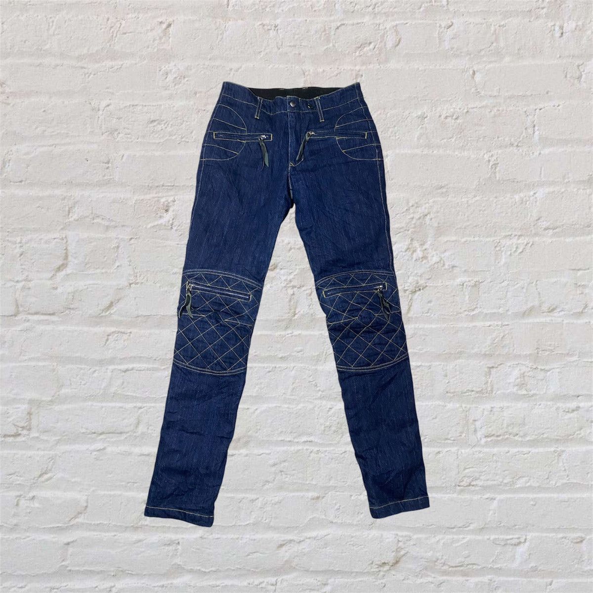 Designer × Japanese Brand Max fritz femme japan biker zipper pocket denim jeans Size US 28 / EU 44 - 1 Thumbnail