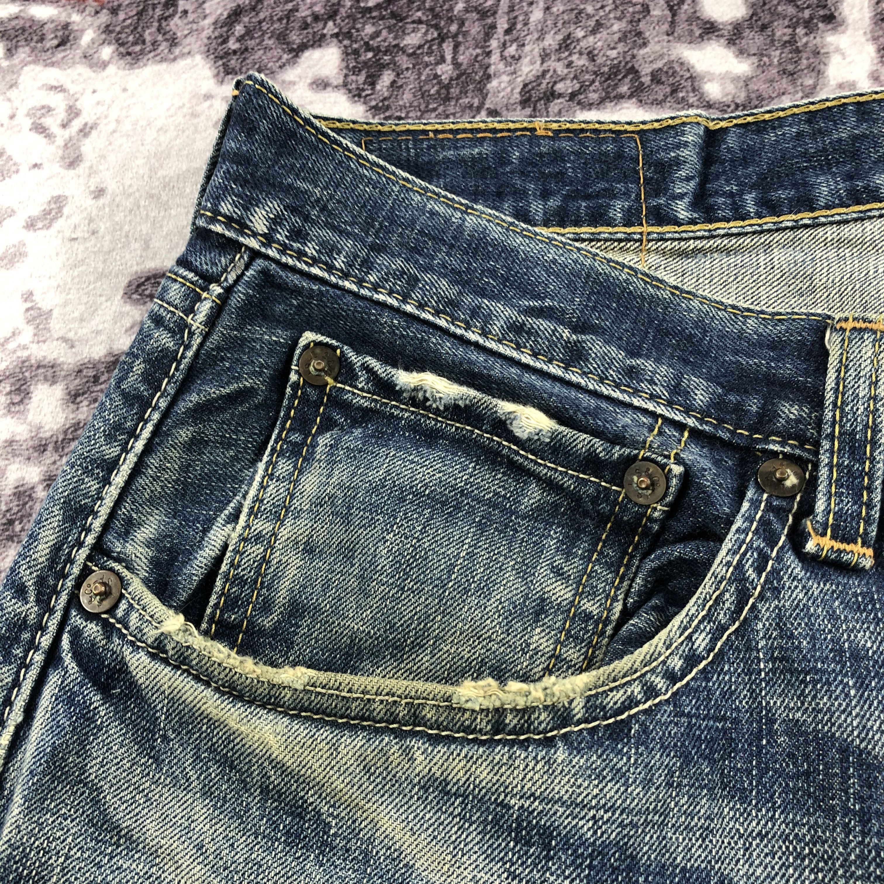 Levi's × Vintage 90s Vintage Blue Wash Levis 504 Jeans-JM2149 Size US 35 - 10 Thumbnail