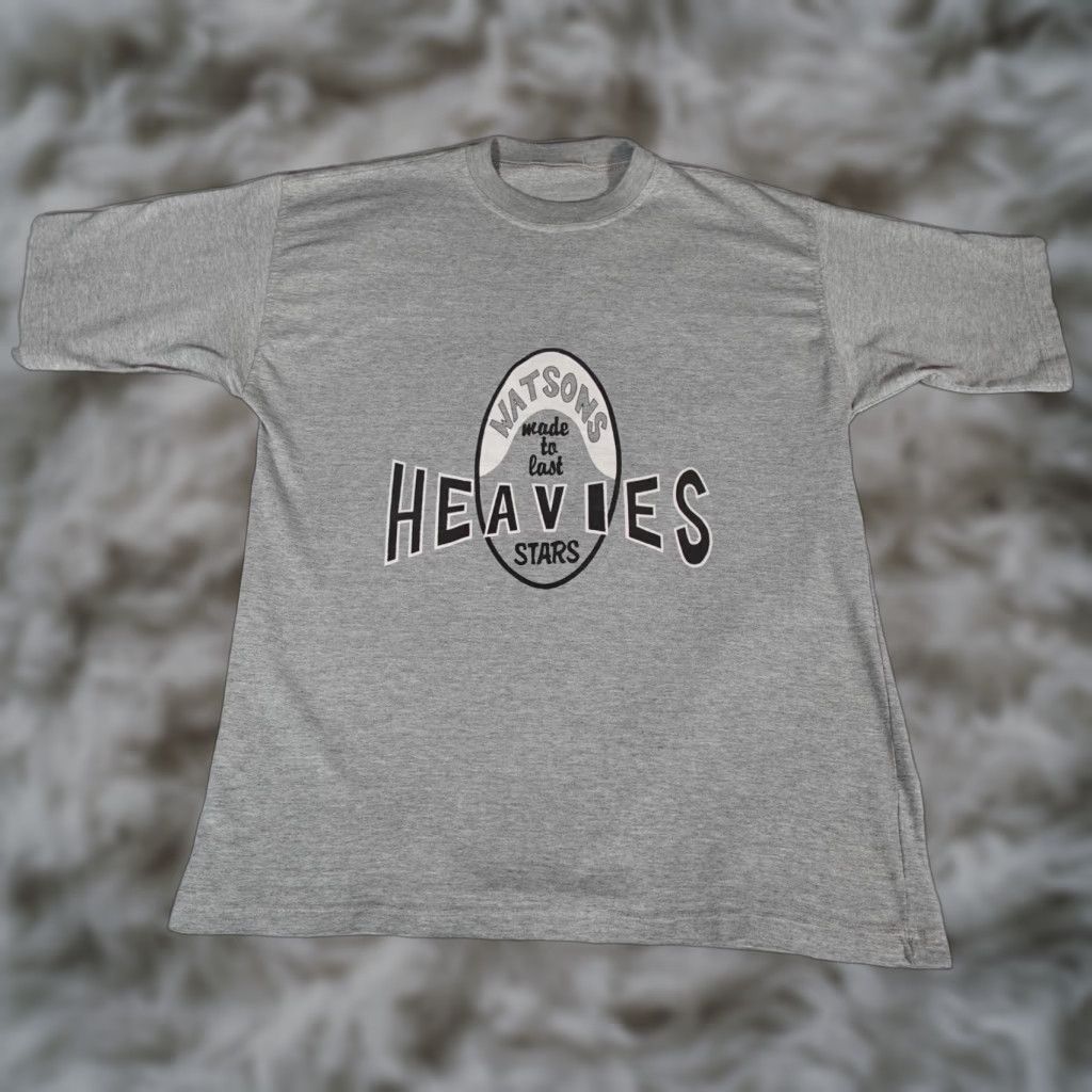 Vintage VINTAGE Watson Heavies 90s Graphic Print Crewneck T-Shirt Mens Large Gray Size US L / EU 52-54 / 3 - 1 Thumbnail