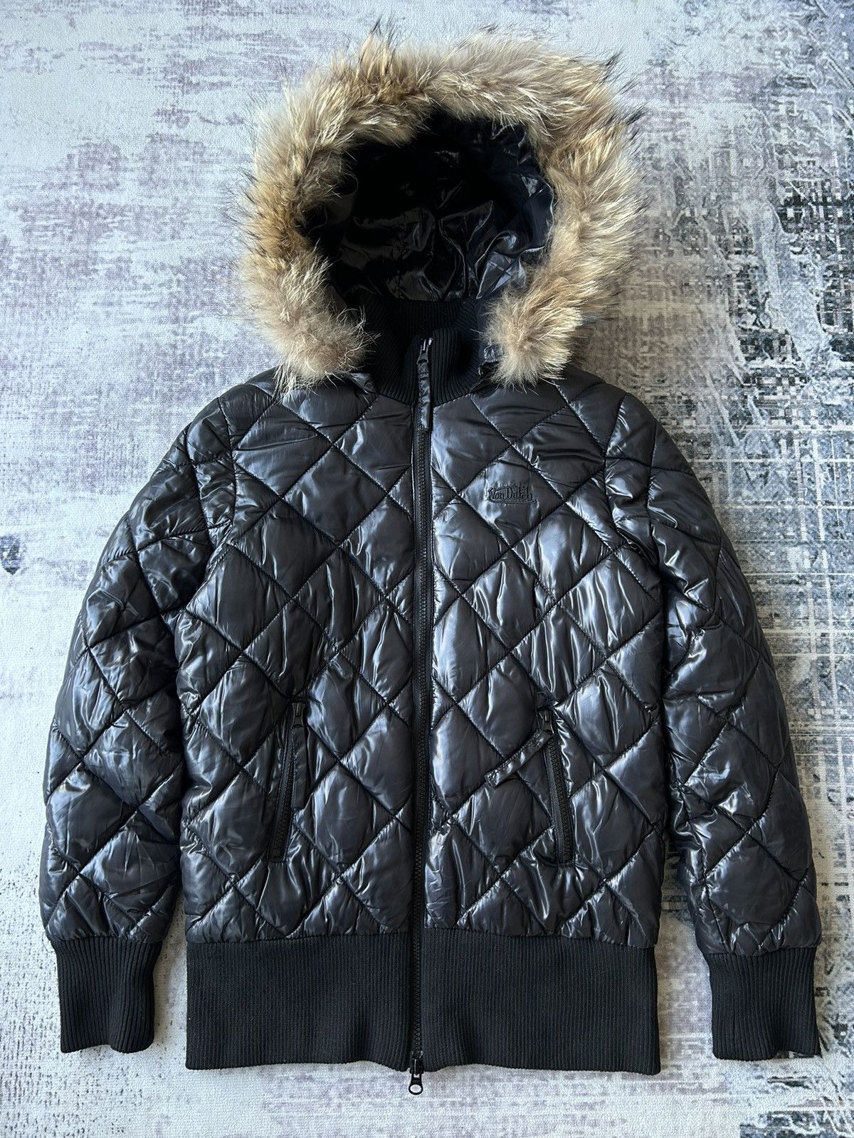 14th Addiction Puffer Jacket Fur Von Dutch Size US M / EU 48-50 / 2 - 1 Thumbnail
