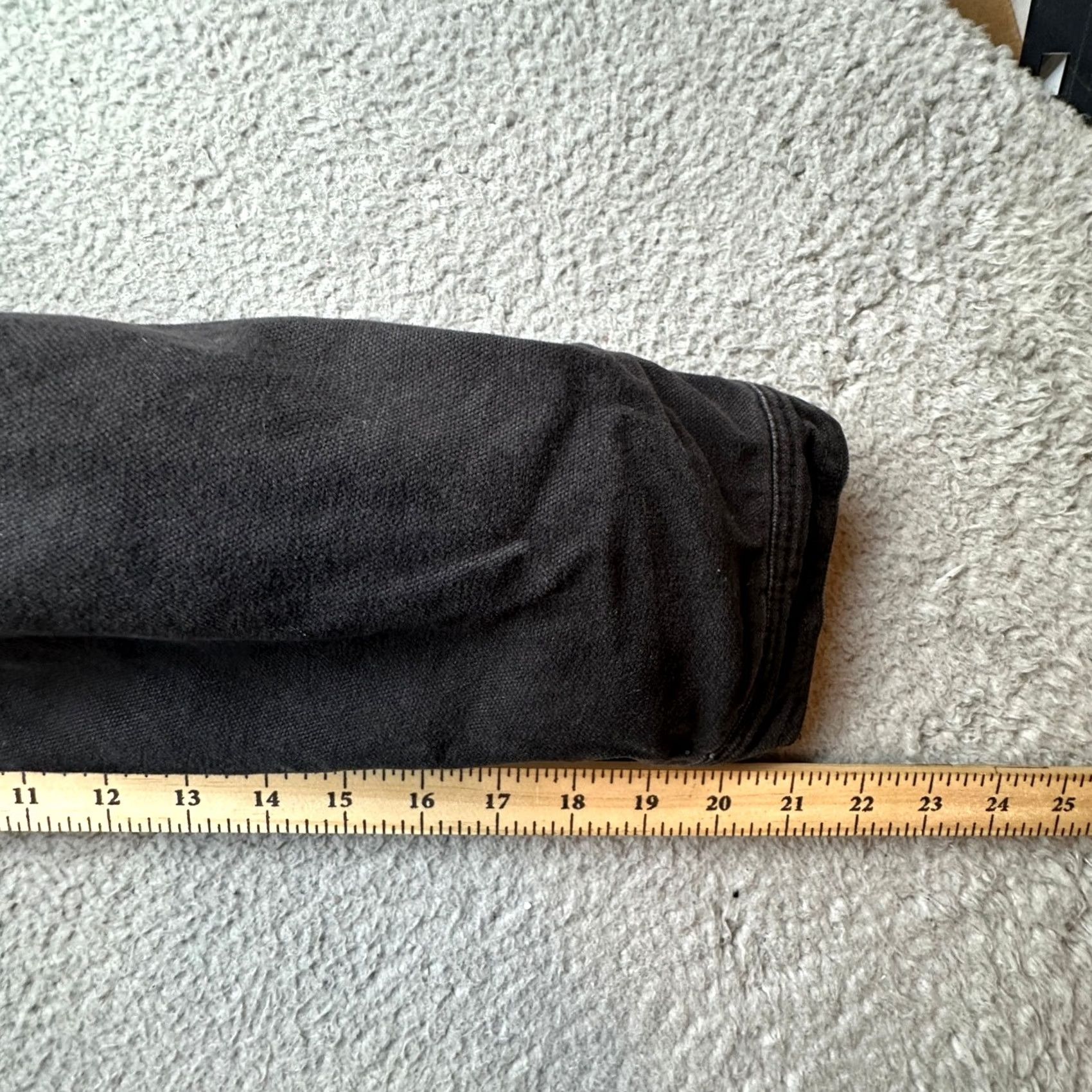 Vintage Wolverine Duck Canvas Sherpa Fleece Lined Full Zip Hoodie Jacket Mens Large Black Size US L / EU 52-54 / 3 - 6 Thumbnail