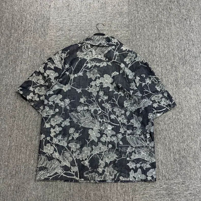 Louis Vuitton Louis Vuitton Plant embroidered denim short sleeves shirt Size US L / EU 52-54 / 3 - 5 Thumbnail