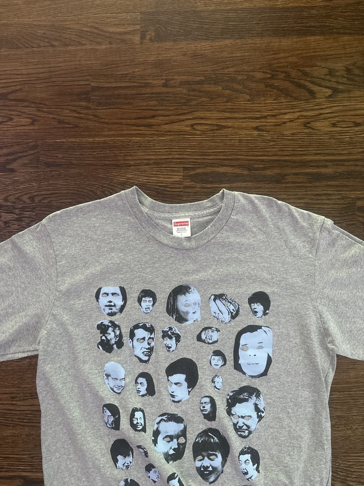 Supreme Supreme grey long sleeve shirt - Faces Size US L / EU 52-54 / 3 - 3 Thumbnail