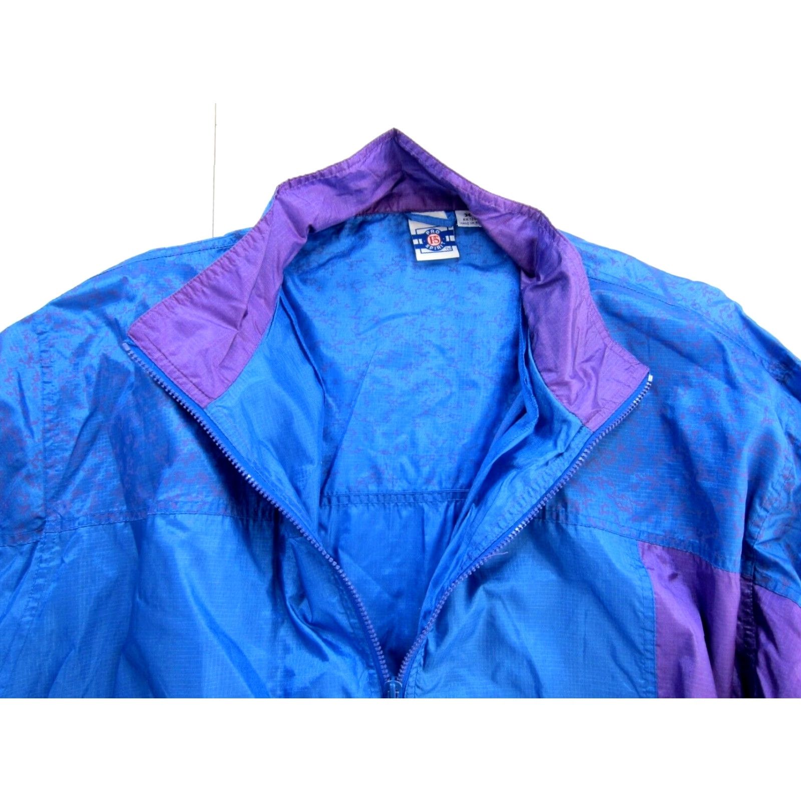 ESPIRIT VINTAGE Pro Spirit Windbreaker Jacket Men XL Purple Zip Windbreaker 90s Pockets Size US XL / EU 56 / 4 - 5 Thumbnail