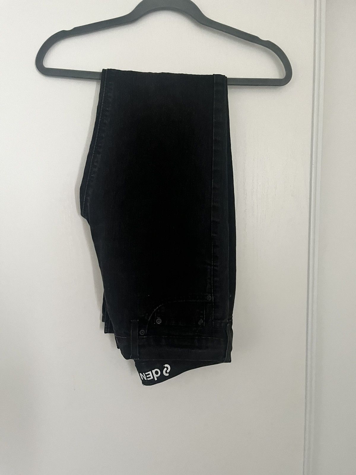 Denizen × Levi's × Vintage Denizen by Levi’s Skinny Fit 216 Black Denime Size US 31 - 6 Thumbnail