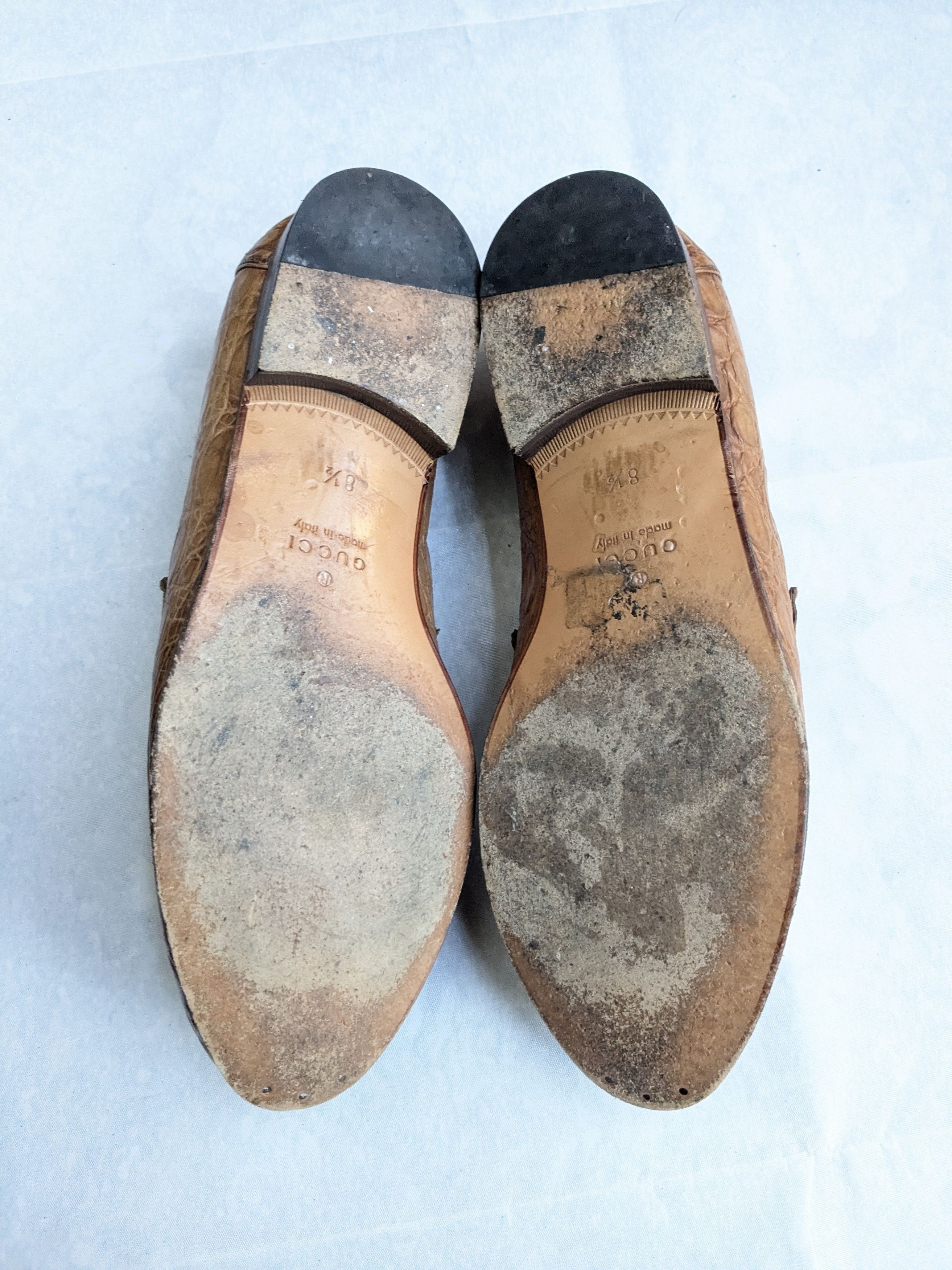 Gucci Gucci Horsebit Loafers Brown Crocodile Bamboo Size US 9 / EU 42 - 11 Thumbnail