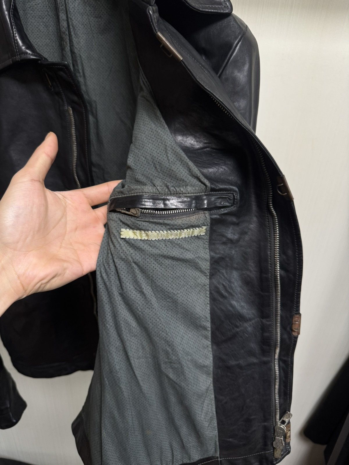 Carol Christian Poell Carol Christian Poell LM/2498 Leather jacket Size US L / EU 52-54 / 3 - 4 Thumbnail