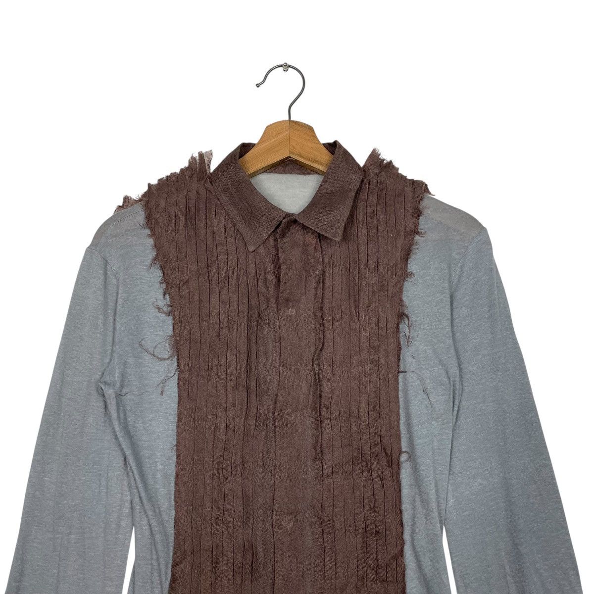 Yohji Yamamoto Runway Yohji Yamamoto Spring Summer Collection Blouse Jacket Size S / US 4 / IT 40 - 4 Thumbnail